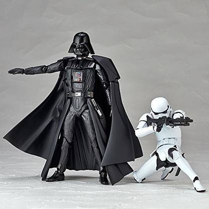 Kaiyodo Figure Complex Star Wars Revoltech Darth Vader And Stormtrooper Set