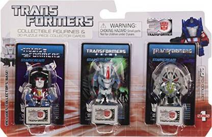TRANSFORMERS Starscream 1.25" Mini-Figures ( The Movie, Prime, G1): Transformers 30Th Anniversary Series