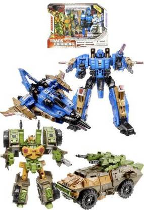 TRANSFORMERS Universe G1 Series Exclusive 2 Pack Robot Action Figure Set - Autobot Roadbuster With Voyager Class 7 Inch Tall Decepticon Dirge