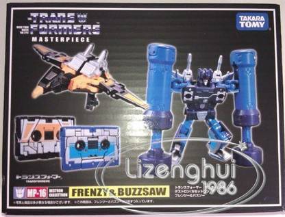Takasa Tony Ko Version" Transformers Masterpiece Mp-16 Frenzy & Buzzsaw