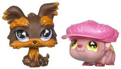 Littlest Pet Shop Pet Pairs Yorki & Guinea Pig