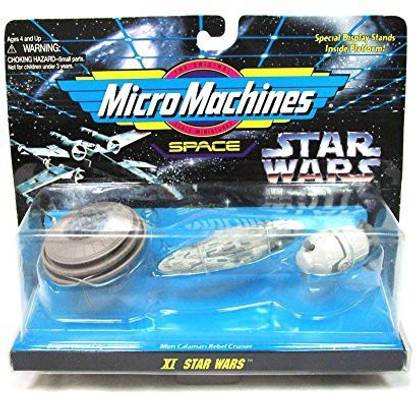 Galoob Star Wars Micro Machines Set Xi With Bespin Cloud City, Mon Calamari Rebel Cruiser, And Escape Pod