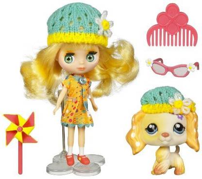 Littlest Pet Shop Blythe And Pet - Pinwheels & Daisies