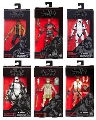 Hasbro Star Wars: Episode Vii - The Force Awakens The Black Series 6-Inch Action Figures Wave 2 Case