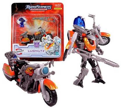 TRANSFORMERS Hasbro Year 2007 Universe Series Scout Class 5 Inch Tall Robot Action Figure - Decepticon Lugnutz With Exhaust Pipe That Changed