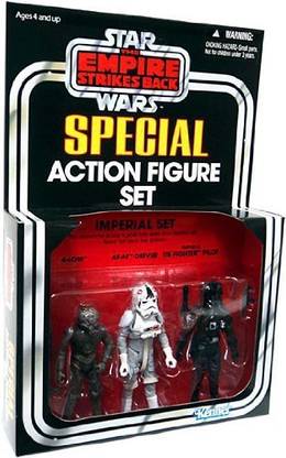 Kenner Star Wars The Empire Strikes Back Special Action Figure Set Imperial Set 4Lom Atat Driver Imperial Tie Fighter Pilot