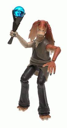 STAR WARS Electronic Talking Jar Jar Binks 12 Inch Figure By Hasbro