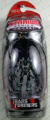 Hasbro Transformers Titanium Series Die Cast Blackout