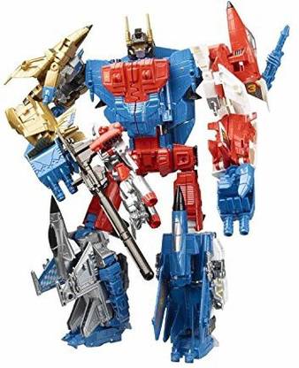 Husbro Transformers Aerialbots: Silverbolt, Fireflight, Air Raid, Skydive, Slingshot And Powerglide Action Figures Set Of 6