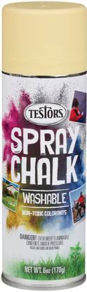 Testors Spray Chalk 6Oz - Yellow