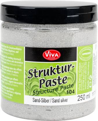 Viva Decor Structure Paste 8.45Oz - Sand Silver