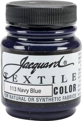 Jacquard Products Jacquard Textile Color Fabric Paint 2.25Oz - Navy Blue