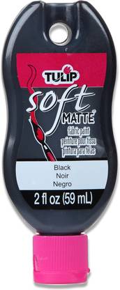 iLoveToCreate Tulip Soft Matte Fabric Paint 2Oz - Black