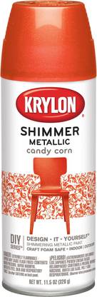 Krylon Shimmer Metallic Paint 11.5Oz - Candy Corn