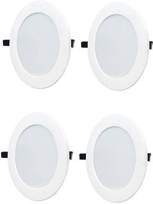 PHILIPS 15w round white 6500k led ceiling panel pack of-04 Downlighter Ceiling Light Ceiling Lamp