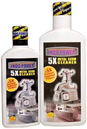 INDOPOWER METAL SCUM CLEANER 100ml.+200ml PACK. Stain Remover