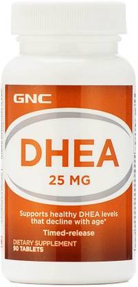 GNC DHEA 25 mg - Timed-Release formula
