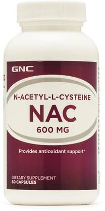 GNC NAcetylLCysteine NAC 600 mg Provides Antioxidant Support