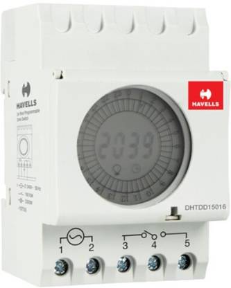 HAVELLS Digital Programmable Time Switch - (24 Hour) Programmable Electronic Timer Switch
