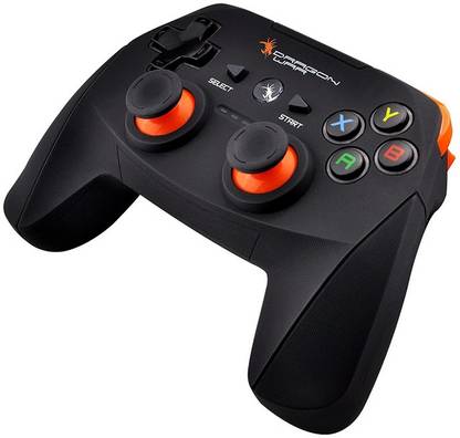 DRAGON WAR GPC-03 Shock Unlimate Wireless Gamepads With Built in rechargeable battery and Plug and Play support for all PC games supports Windows 7, 8, 8.1, 10  Gamepad