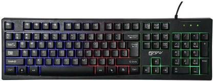 Mobilegear MS-200 Wired USB Standard Gaming Keyboard Compatible with Desktop, Laptop, Mac