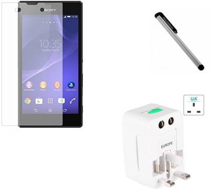 Mudshi Screen Protector Accessory Combo for Sony Xperia M2