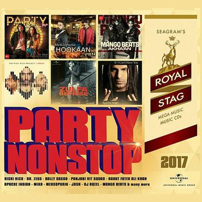 ROYAL STAG MEGA MUSIC - PARTY NONSTOP AND OTHER HITS 2017 Audio CD Standard Edition