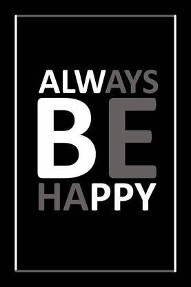 always-be-happy Canvas Art