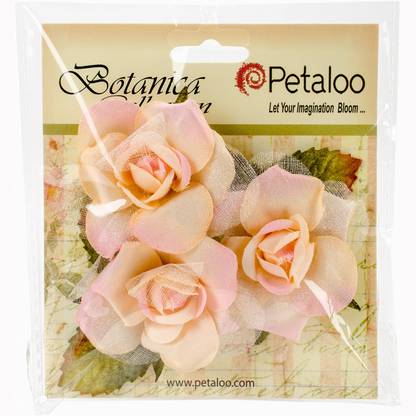 Petaloo Botanica Fairy Rose Buds 1.75" 3 Per Package - Guava