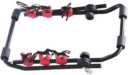 TNL Car bicycle carrier - rear mounting car cycle stand sporty look can hold upto 3 cycles universal fit for all cars Trunk Bike Rack