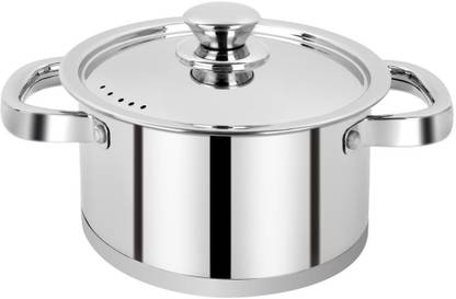 Ratna Impact Bonded, Induction, Cook & Serve Cookware , Casserole,18 cm-Works Perfectly on Gas, Induction Stove and Dishwasher Compatible. Serve Casserole