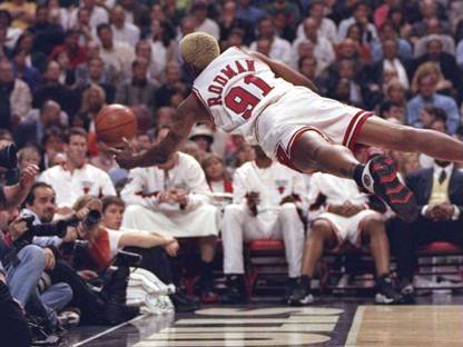 PL Miami Heat Basketball Dennis Rodman Wall Poster 13*19 inches Paper Print