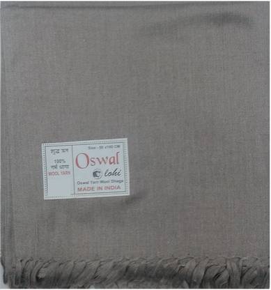 OSWAL Pure Wool Solid Men Shawl