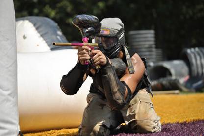 Sports Paintball Paintball Gun Sport HD Wall Poster Paper Print