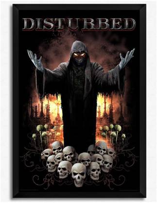 ASHD Wall Poster Disturbed Skeleton Paper Print