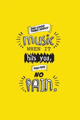 Eureka Designs You Feel No Pain Paper Print Paper Print