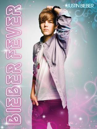 Wall Poster Justin Bieber Fever Paper Print