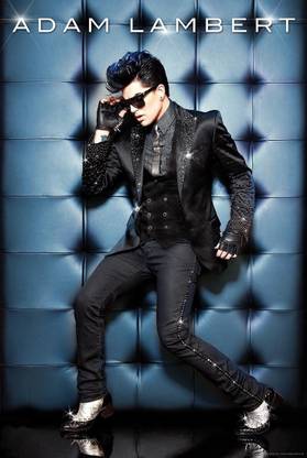 ASHD Wall Poster Adam Lambert Paper Print