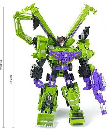 Bestgrey Transformers Jinbao Hercules Devastator Green Version