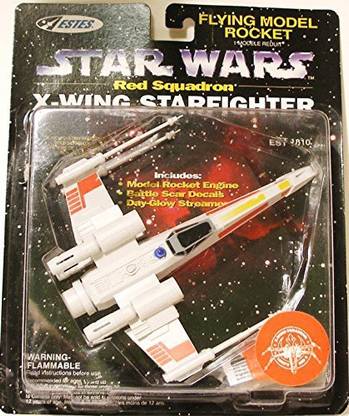 STAR WARS Red Squadron X-Wing Starfighter Flying Model Rocket