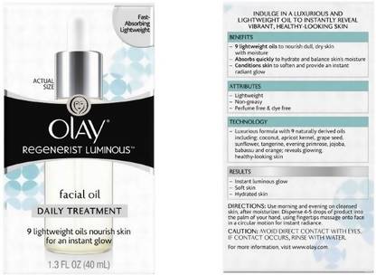 OLAY Regenerist Luminous Facial Oil
