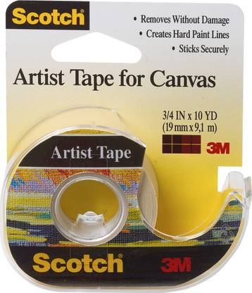 3M Scotch Artist Tape For Canvas - 0.75"X10 Yard