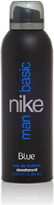 NIKE Basic Blue Deodorant Spray  -  For Men