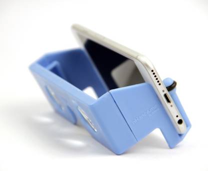 DOMO nHance VRF1 VR Headset for Android Mobile Phones & Universal Virtual Reality 3D and Video for Smart Phones Upto 6.5" inch Screen (Blue)