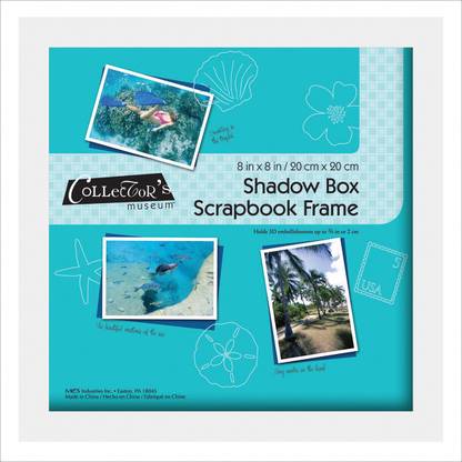 MBI Shadow Box Frame 8"X8" - White
