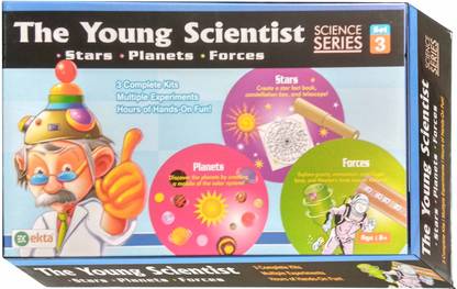 Ekta The Young Scientist Series 3 Set Part Science Kit Stars, Planets, Forces