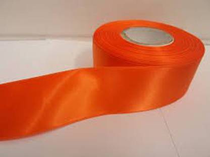 Yuvraj Creation YC_RIBBON_23 Orange Satin Ribbon