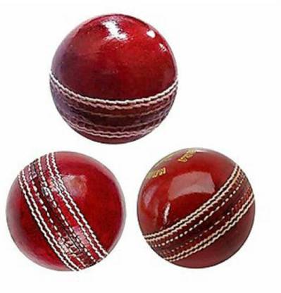bhai ka style set of 3 ,cricket balls ,lasting 100 overs each Cricket Leather Ball