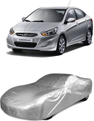 Javatech Car Cover For Hyundai Verna (With Mirror Pockets)