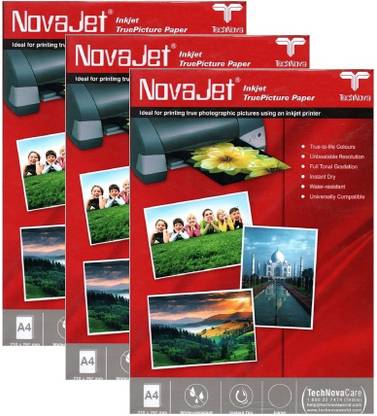 Novajet High Glossy Unruled A4 182 Photo Paper